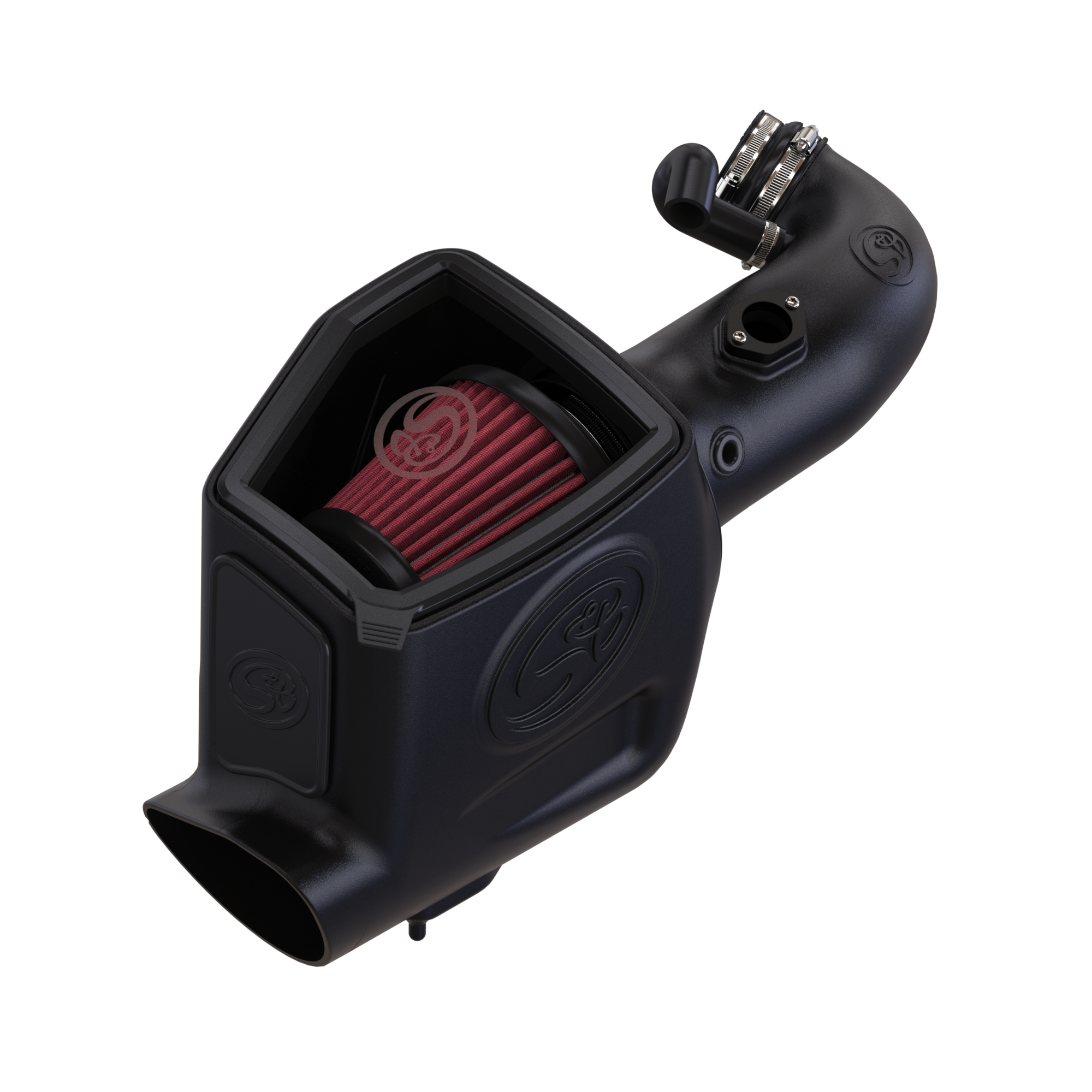 S&B Cold Air Intake for 2008-2010 Ford Powerstroke 6.4L Front View