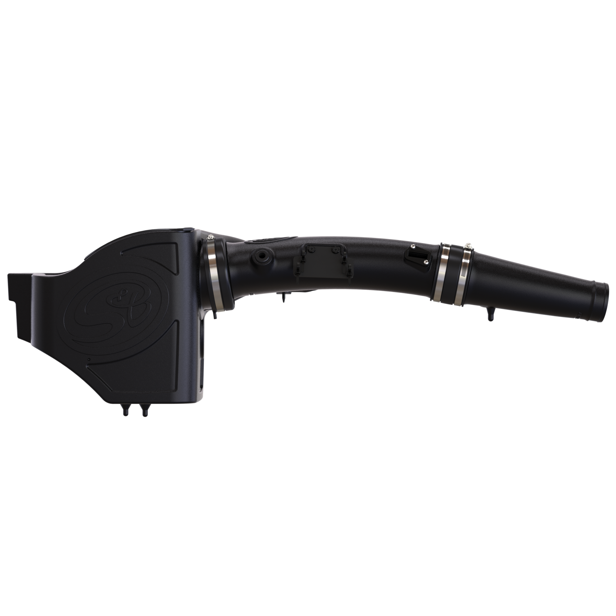 S&B Cold Air Intake for 2018-2021 Ford F-150 Powerstroke 3.0L Side View