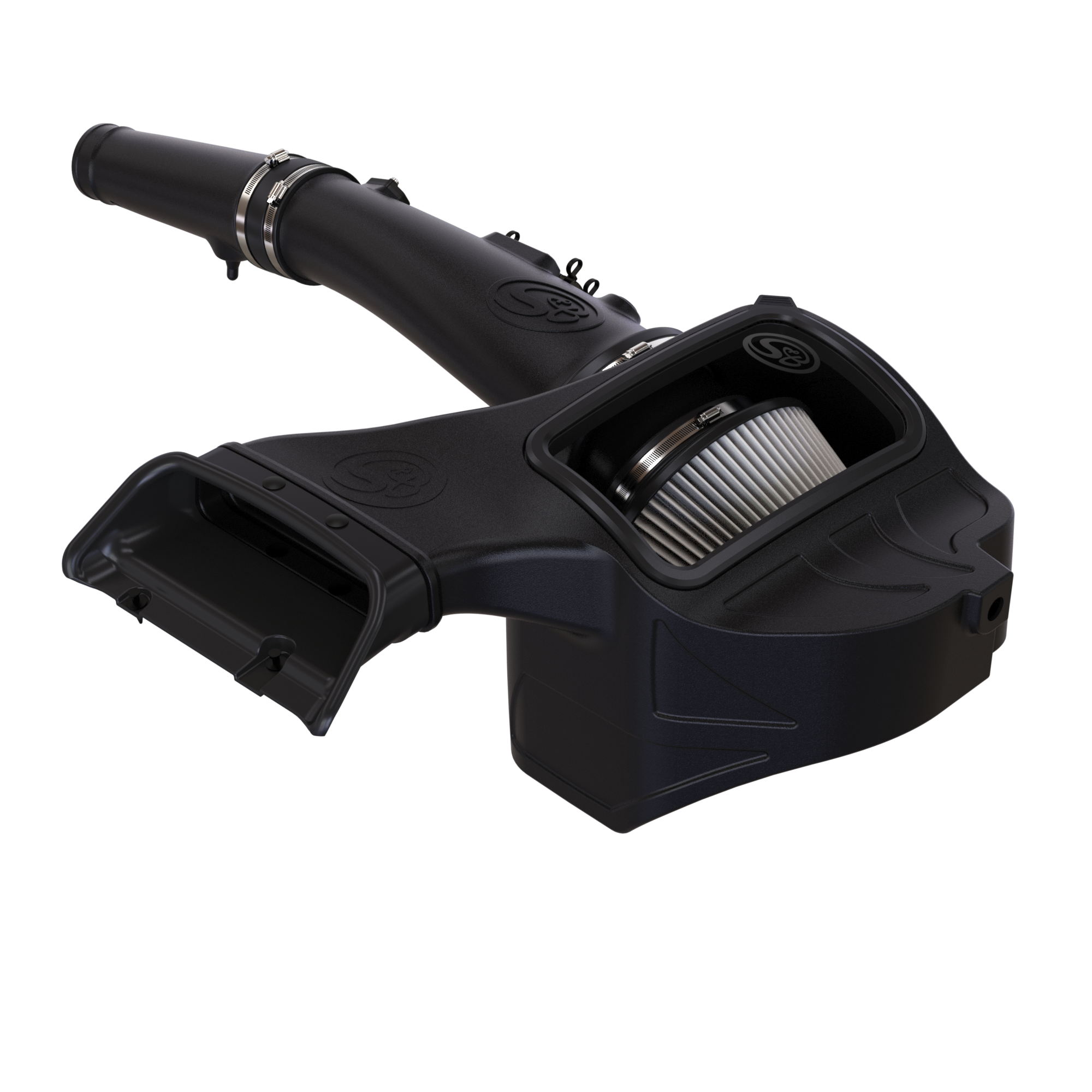S&B Cold Air Intake for 2018-2021 Ford F-150 Powerstroke 3.0L Side View