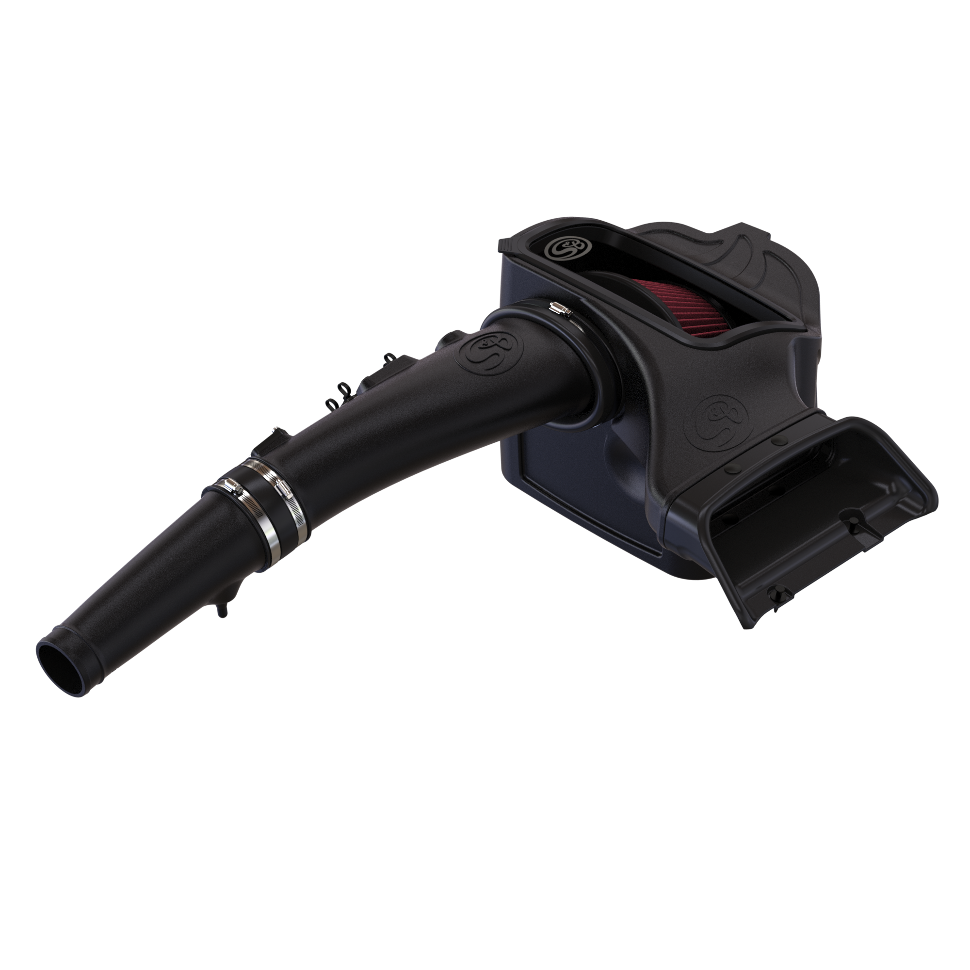 S&B Cold Air Intake for 2018-2021 Ford F-150 Powerstroke 3.0L Side View