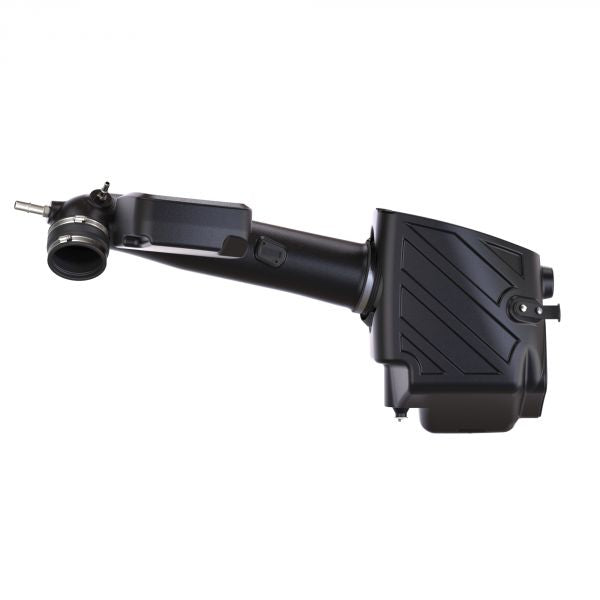 Cold Air Intake for '20-22 Ford F250/F350 7.3L Gas w/ Dry Extendable Filter S&B (side view)