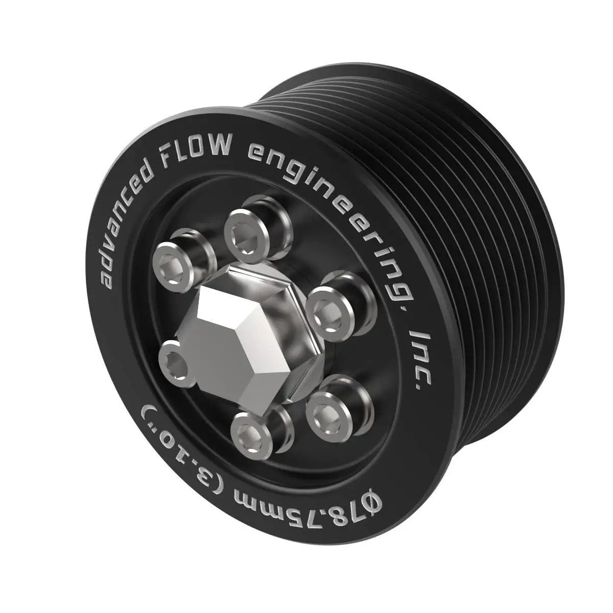 2021-2024 Ram TRX AFE Power Supercharger Power Puller Pulley Kit | 3.10" Front View