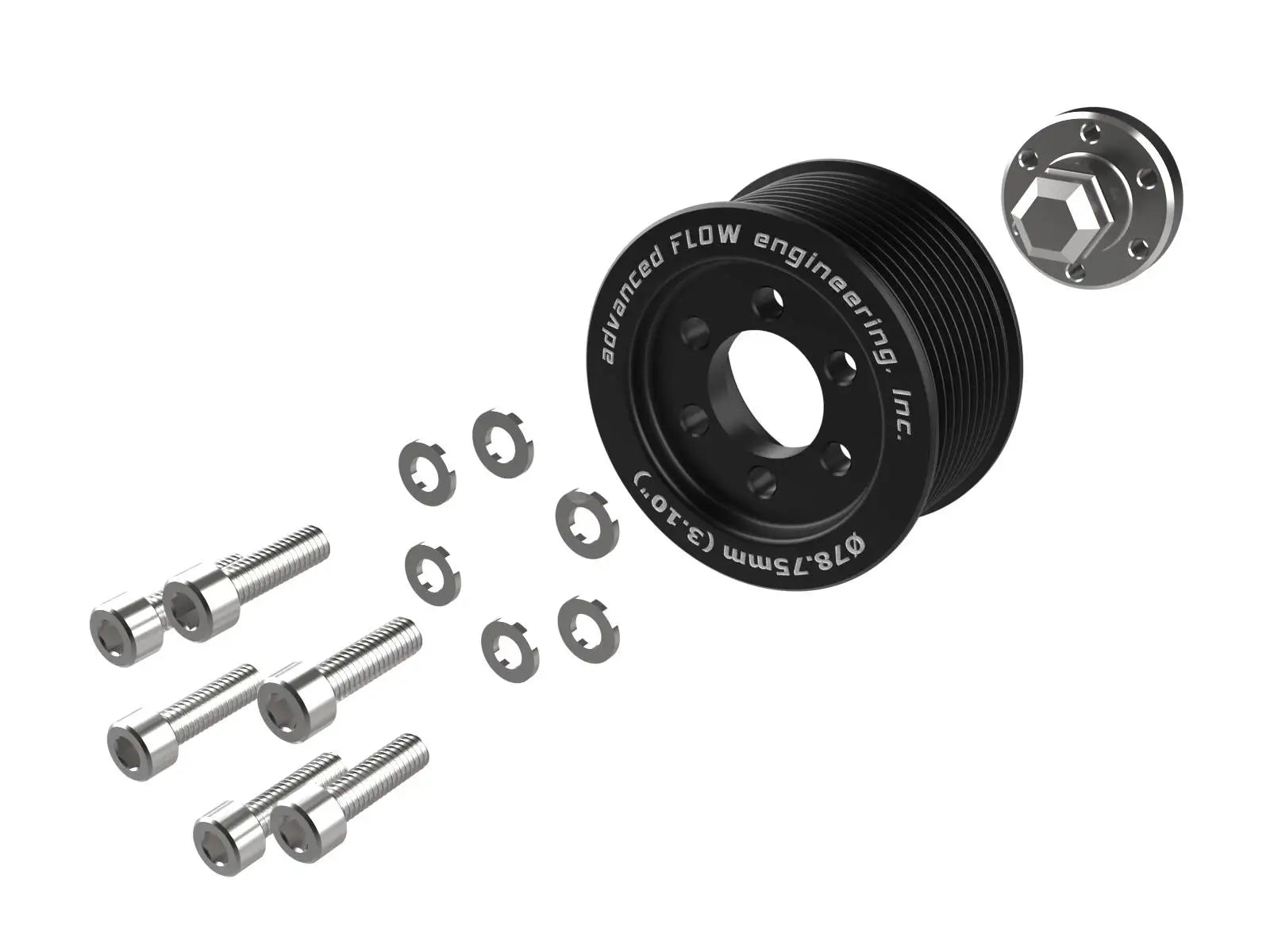 2021-2024 Ram TRX AFE Power Supercharger Power Puller Pulley Kit | 3.10"