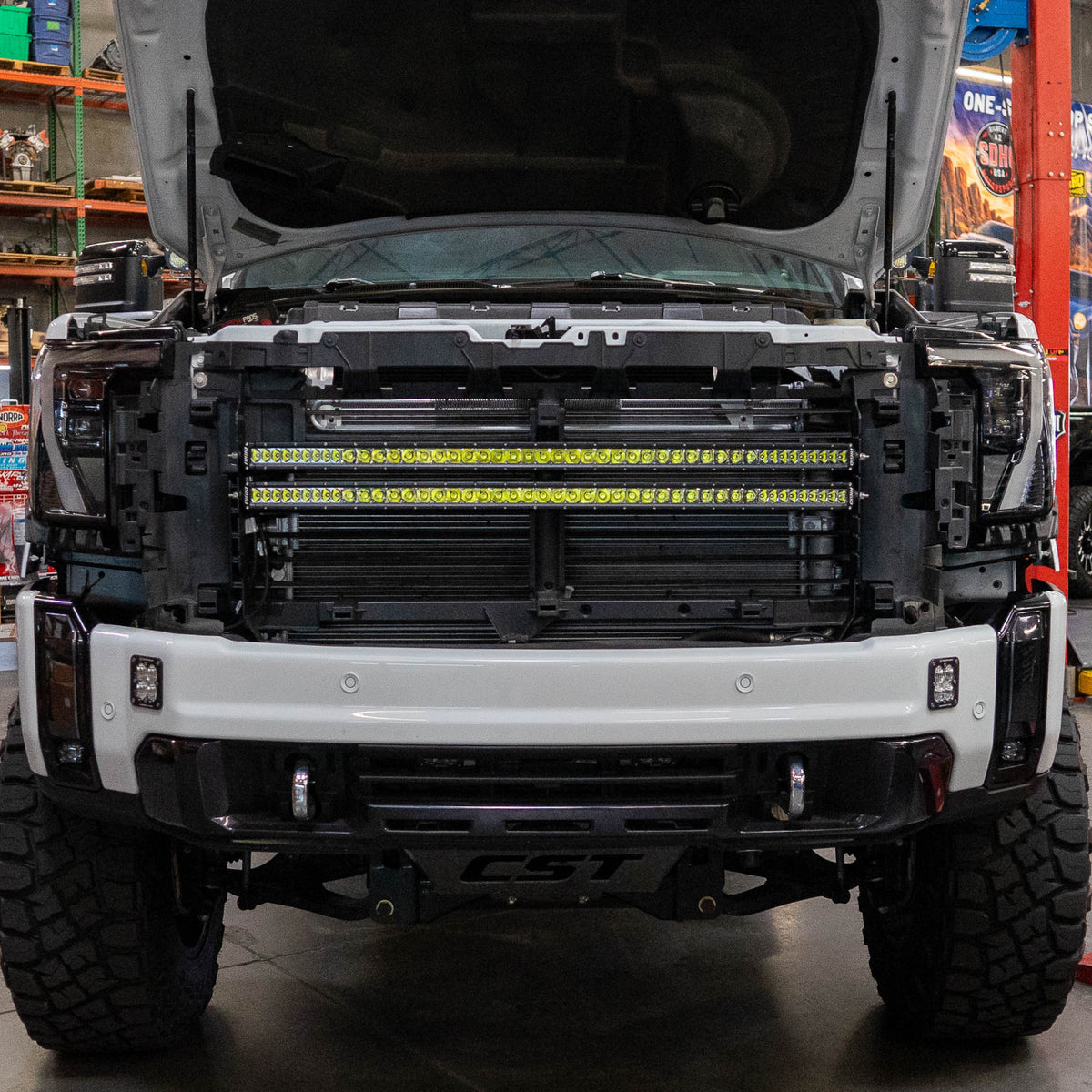 2024-2026 GMC Sierra 2500HD/3500HD Behind The Grille 40" Light Bar Mount