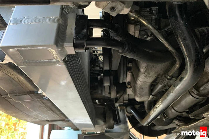 BMW E46 M3 / E39 M5 Race-Spec Dual-Pass Oil Cooler Front View