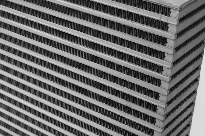 High-Performance Bar & Plate Intercooler Core 25x12x4.5 Front View