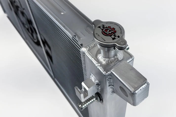 1st Gen Raptor & 12th Gen F-150 Heavy-Duty All-Aluminum Radiator Front View