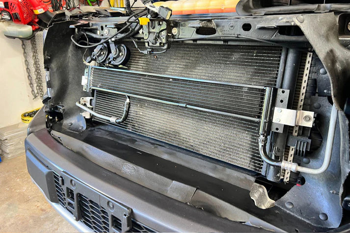 2015-2025 Ford F-150 & Raptor High-Performance Transmission Oil Cooler Front View