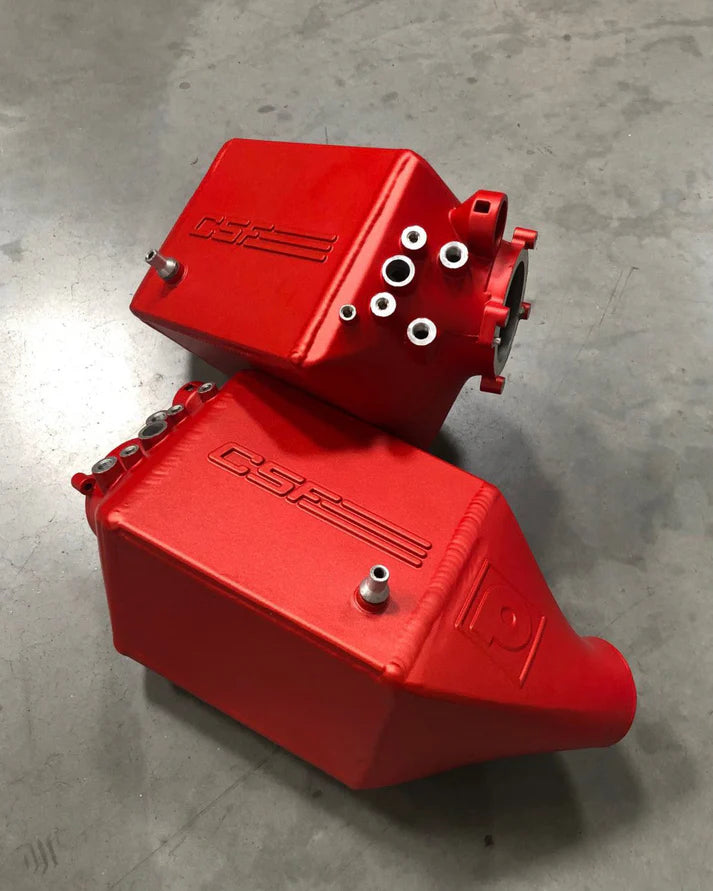 BMW F1X M5 & M6 Twin Charge-Air-Cooler Set Front View Red