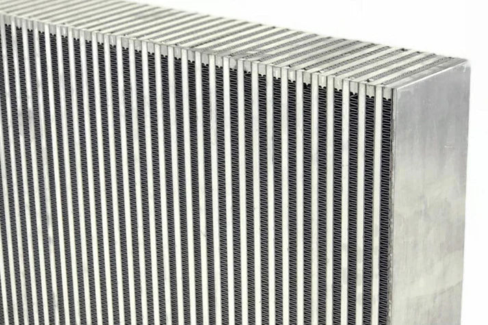 HP Bar & Plate Intercooler Core 22Lx14Hx4.5W - Vertical Flow / R35 GT-R Fitment Front View