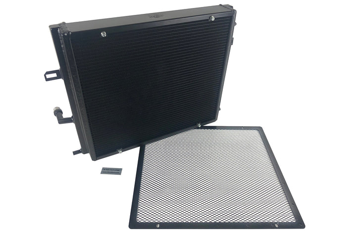 BMW F3X/F2X B58/B48 Triple-Pass Heat Exchanger w/ Rock Guard Front View