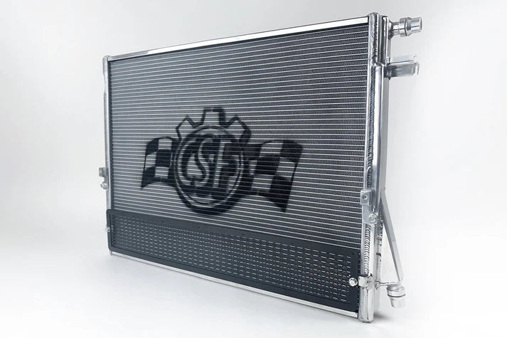 A90 Supra / BMW G-Series High-Performance Heat Exchanger w/ Rock Guard Front View