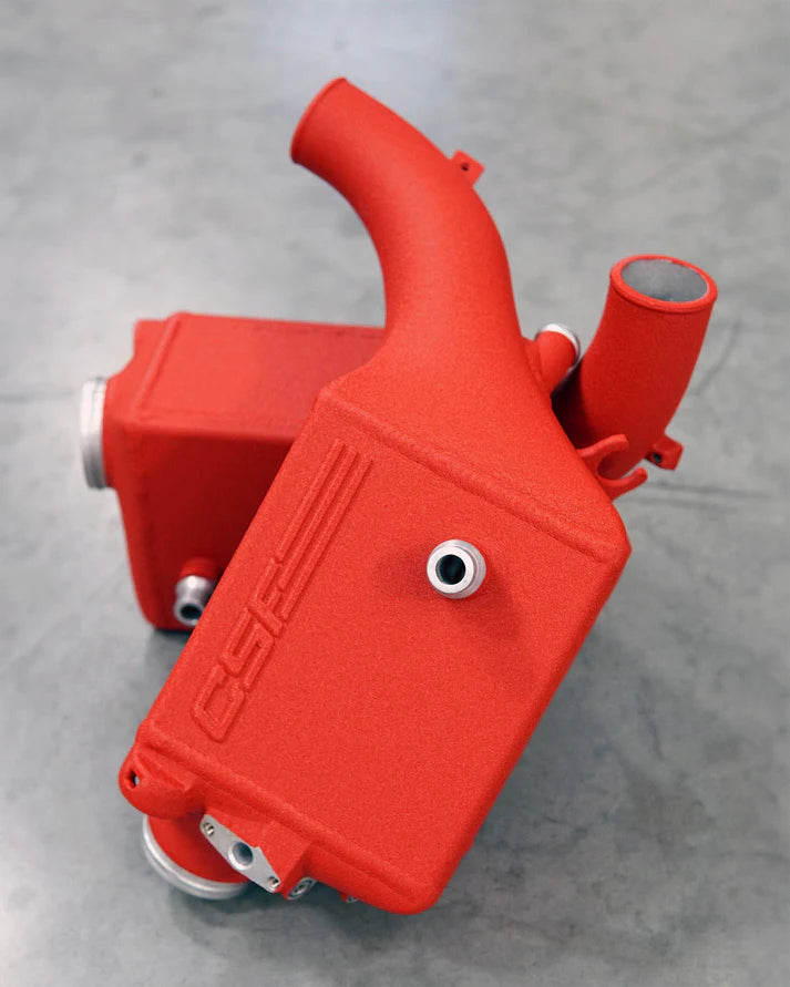BMW X5M / X6M / XM High-Performance Charge-Air-Coolers Front View Red