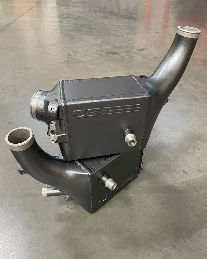 BMW F9X M5/M8 Twin Charge-Air-Cooler Set Front View Grey