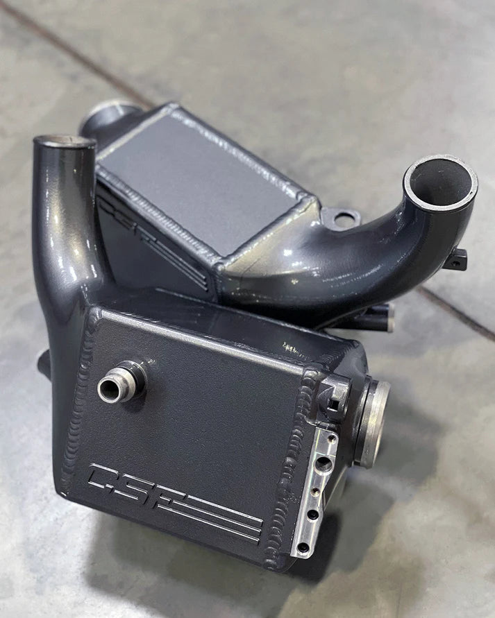 BMW F9X M5/M8 Twin Charge-Air-Cooler Set Front View Grey