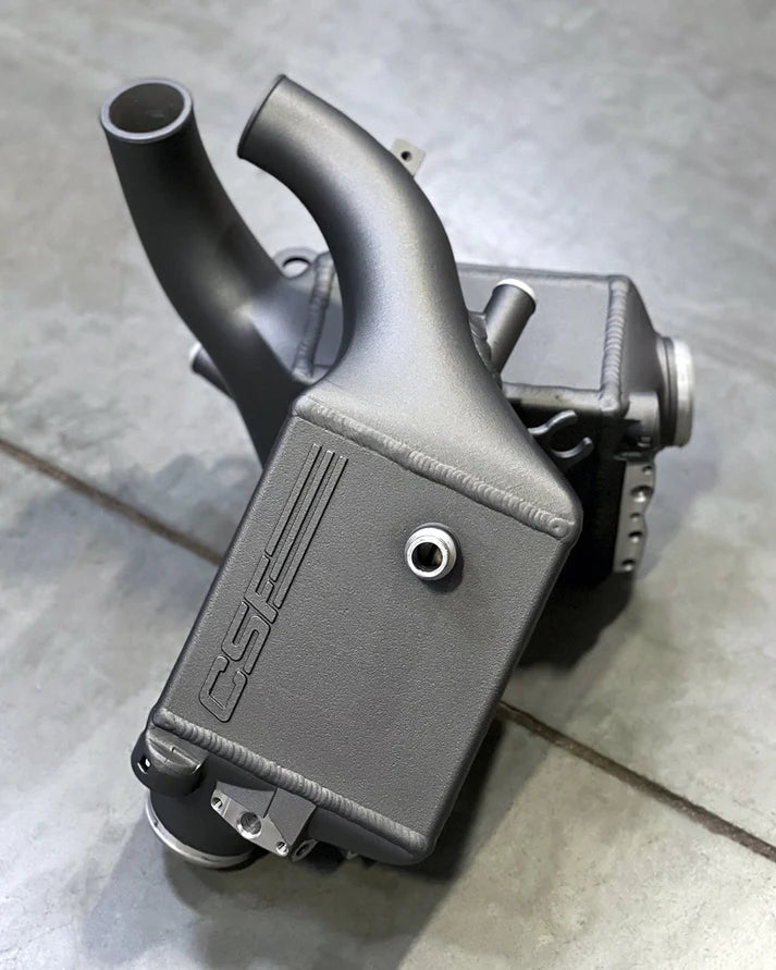 BMW F9X M5/M8 Twin Charge-Air-Cooler Set Front View Grey