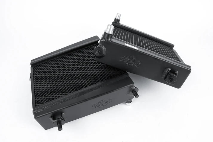 A90 Supra / BMW G-Series High-Performance Auxiliary Radiator Front View