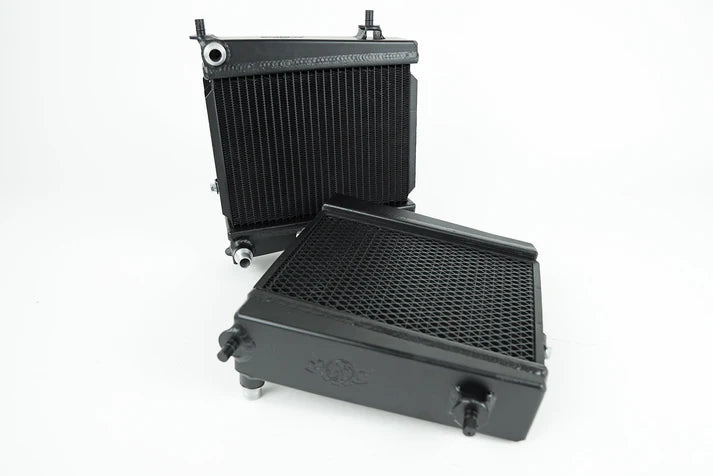 A90 Supra / BMW G-Series High-Performance Auxiliary Radiator Front View