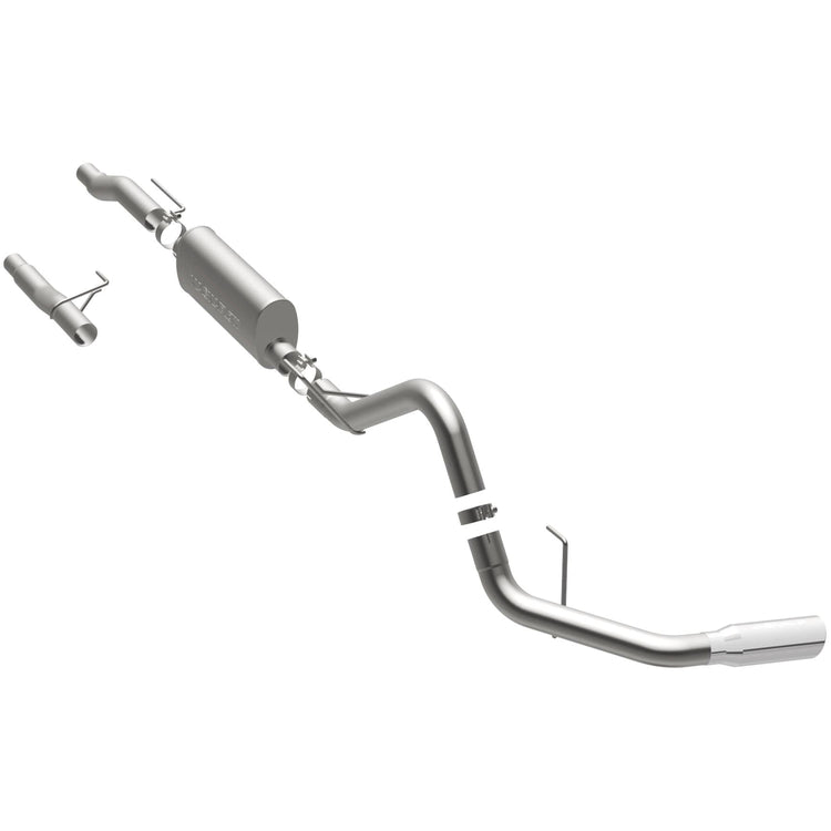MagnaFlow Street Series Cat-Back Performance Exhaust System 16518 Front View