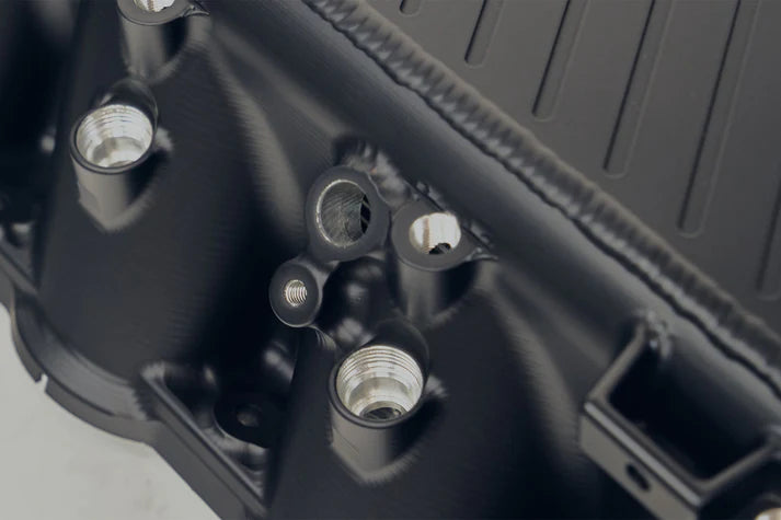 A90 Supra / BMW B58 Charge-Air Cooler Manifold Front View