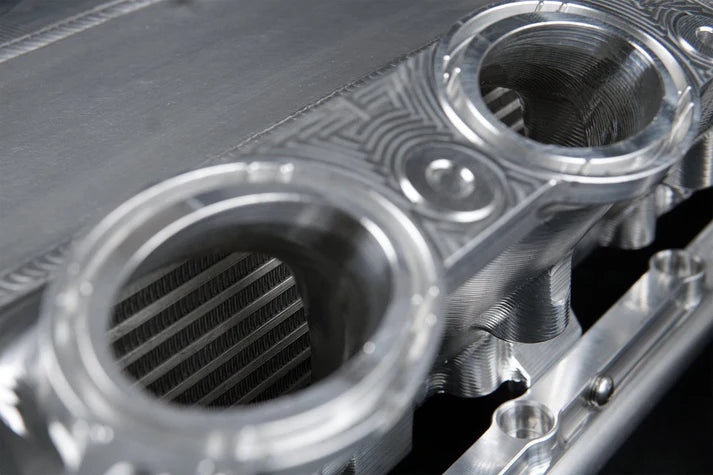 A90 Supra / BMW B58 Charge-Air Cooler Manifold Front View