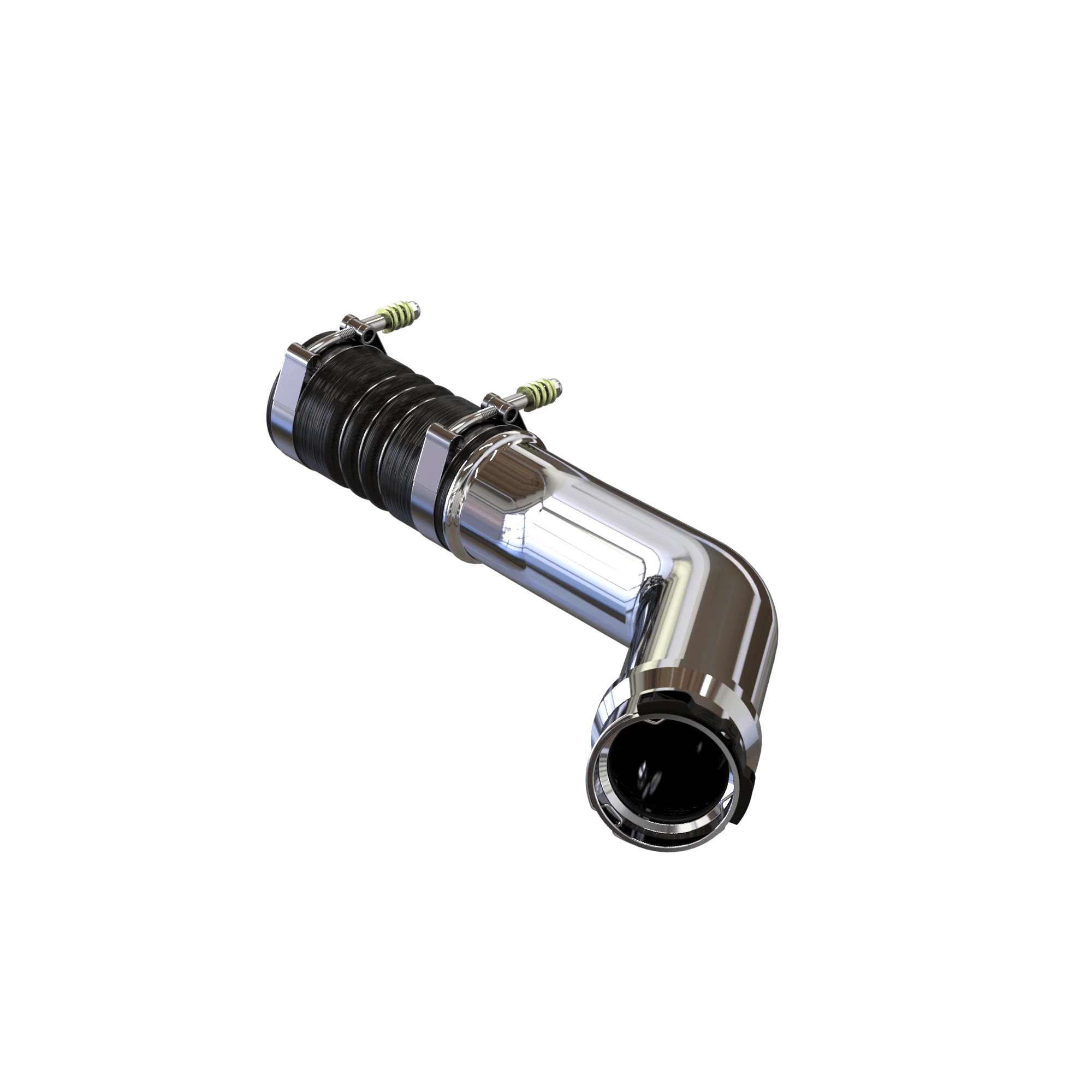 Hot Side Intercooler Pipe for 2016-2026 Ford Powerstroke 6.7L Front View