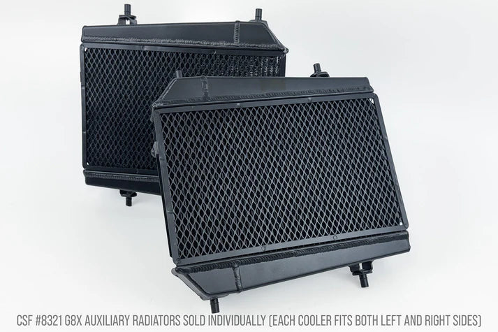 BMW G8X M3/M4/M2 High-Performance Auxiliary Radiator Front View