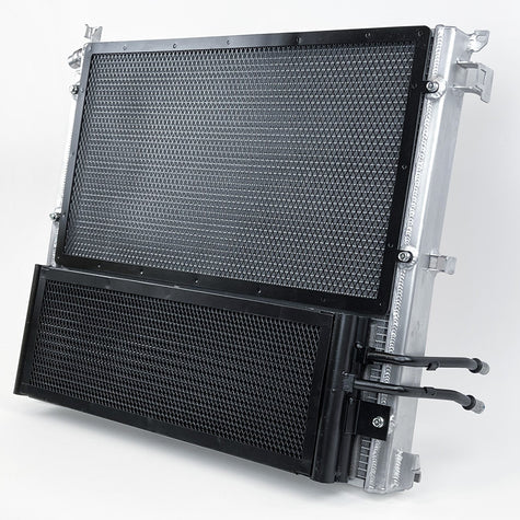 BMW F9X X3M / X4M Performance Cooling Module (Heat Exchanger + Trans Cooler) Front View