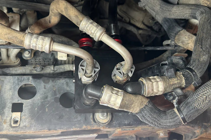 Ford Bronco 2.7L External Transmission Oil Cooler Kit Front View