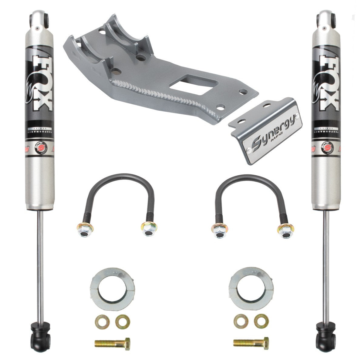 Synergy 2003-2013 Ram 2500 / 3500 Dual Steering Stabilizer Kit Front View