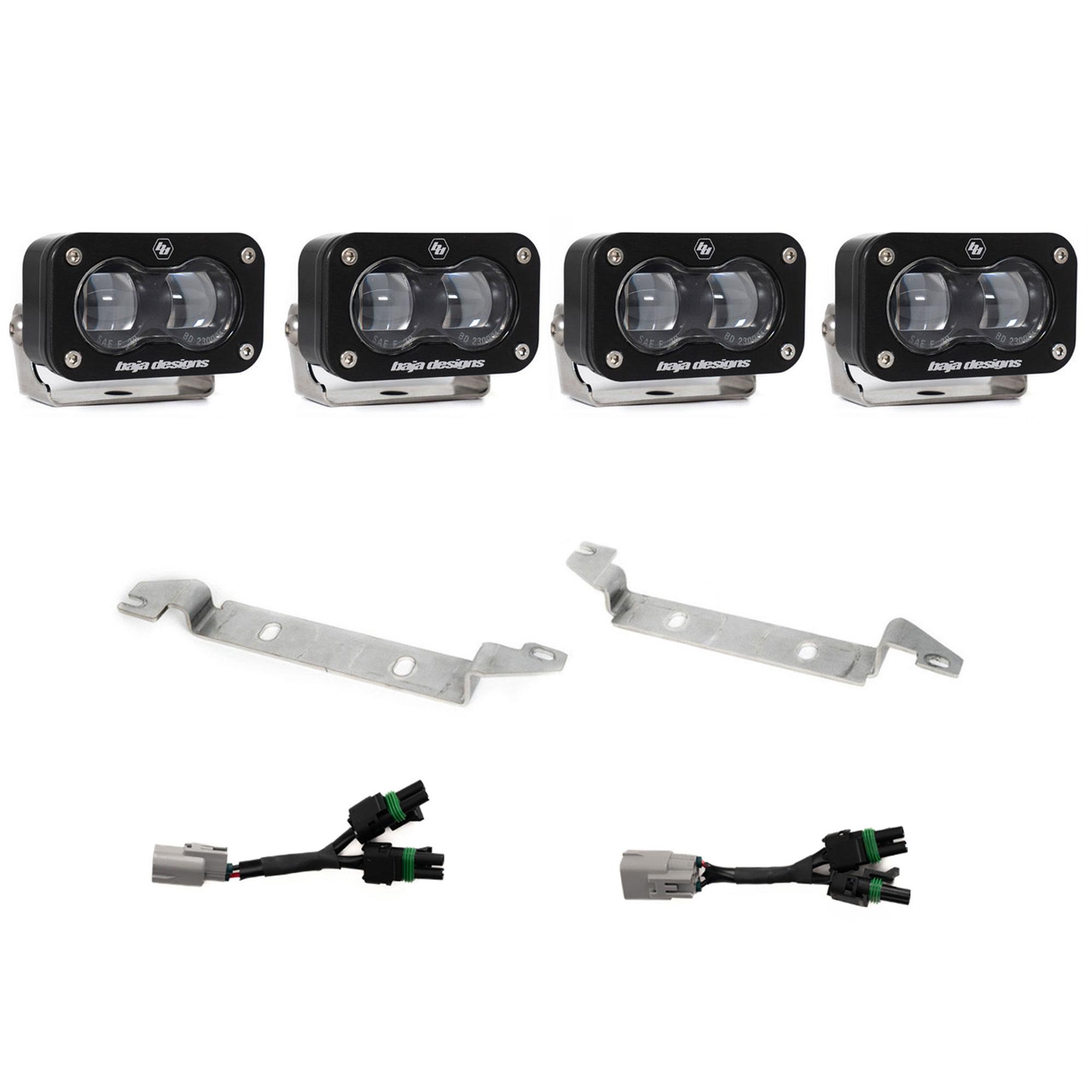 S2 SAE OEM Fog Light Replacement Kit - 2025-On Toyota 4Runner NOTE: TRD Pro/Trailhunter Front View