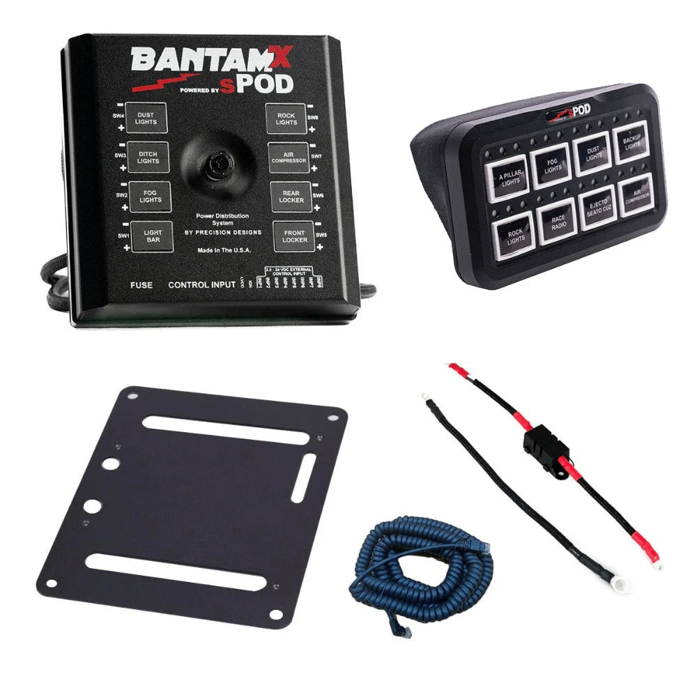 Can-Am Maverick R HD Steering Wheel Mount Kit Display of Included Parts