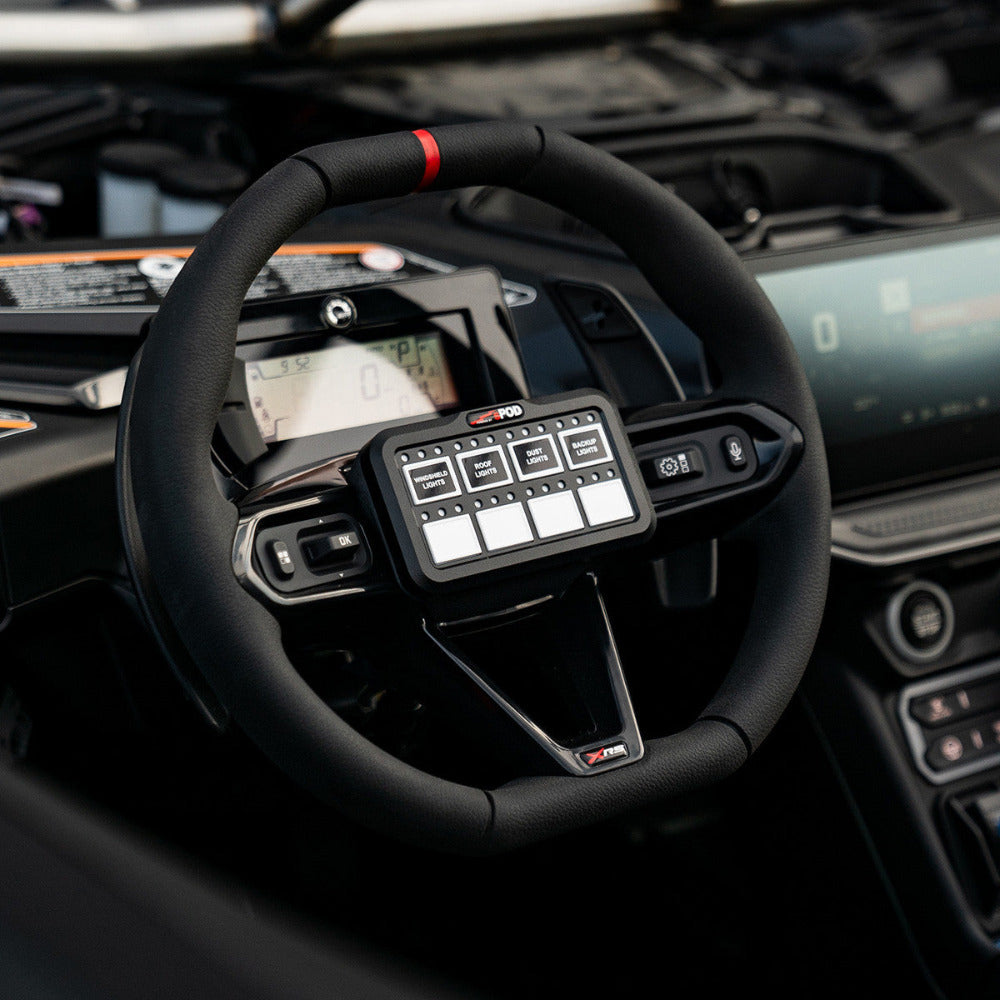 Can-Am Maverick R HD Steering Wheel Mount Kit Display on Vehicle