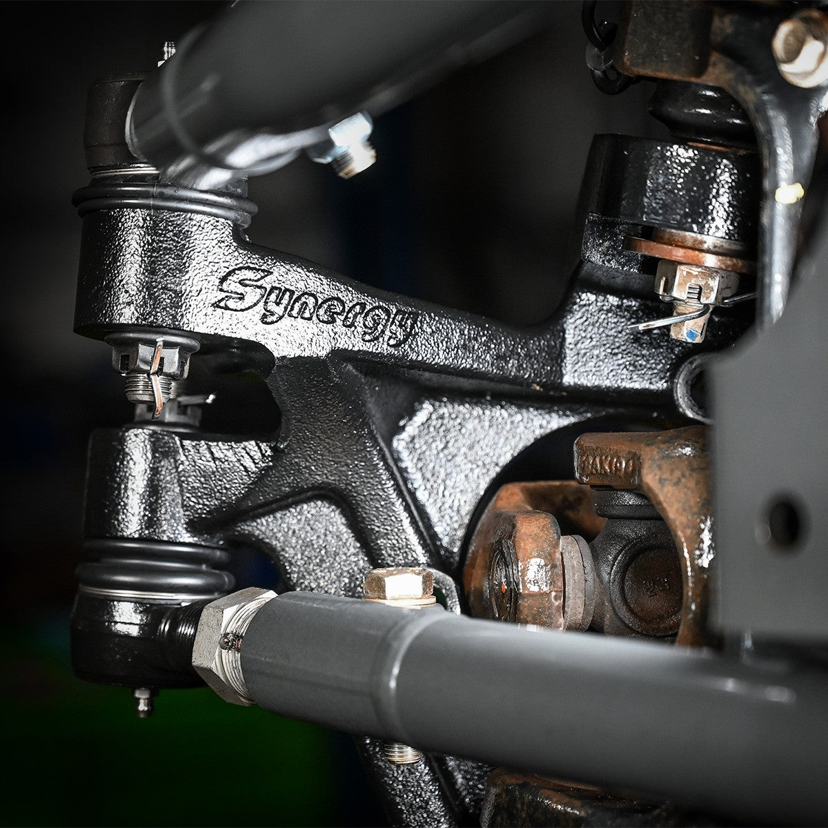 Synergy Jeep JL/JLU/JT HD Steering Knuckle Kit Front View