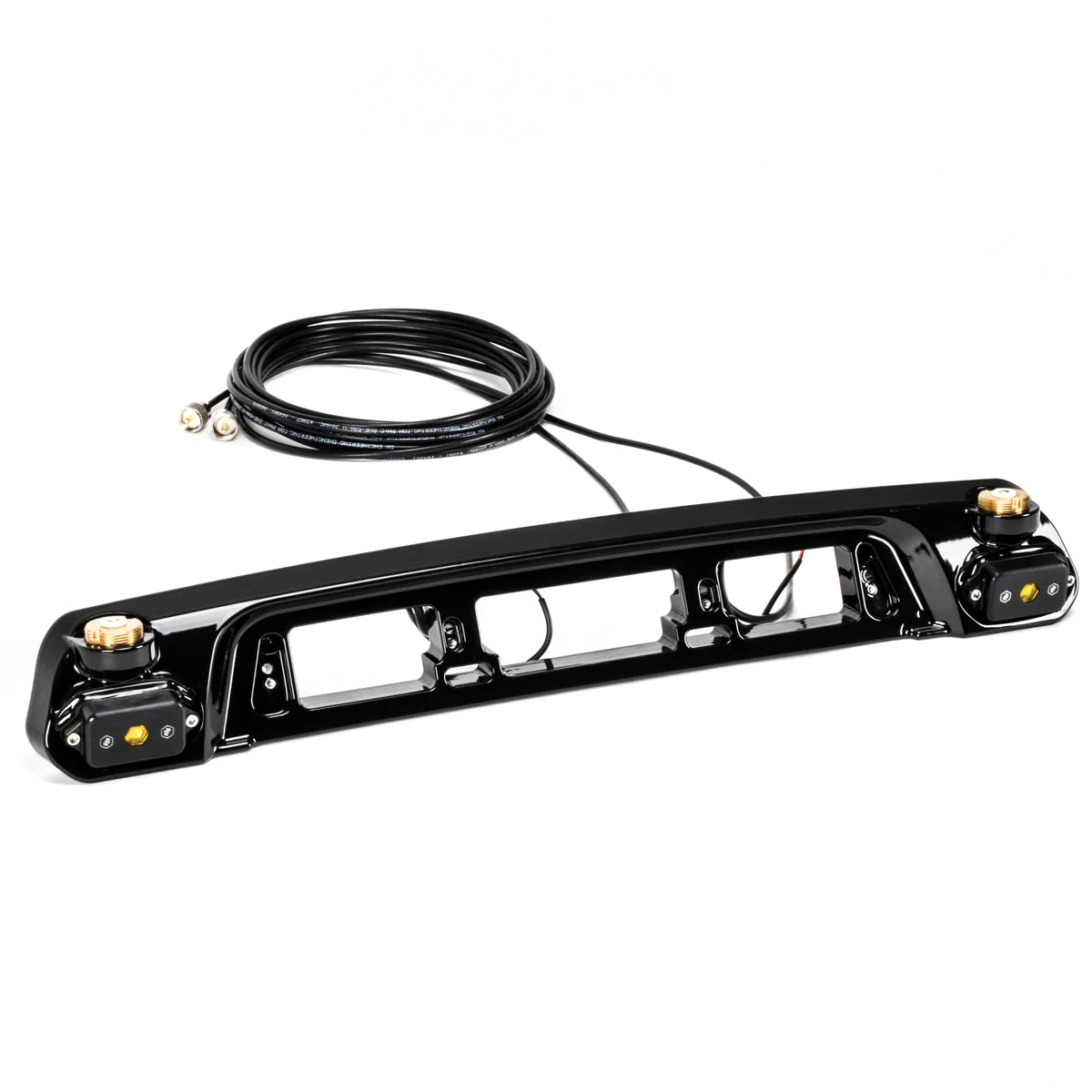 2019-2023 RAM 1500 and TRX 3rd Brake Light DUAL Antenna Mount with Amber Baja Designs Lights Display