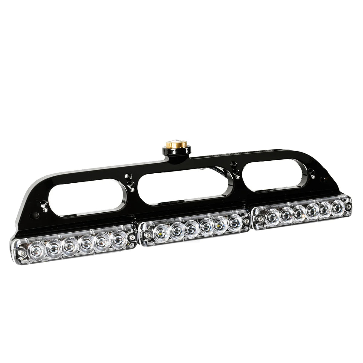 Third Brake Light Antenna Mount - 2019-2024 Ford Ranger - With Tomar LED Lights Display