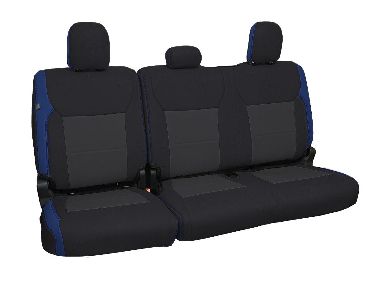 Rear Bench Seat Covers for 2021+ Ford F150, 2023+ Super Duty Front View