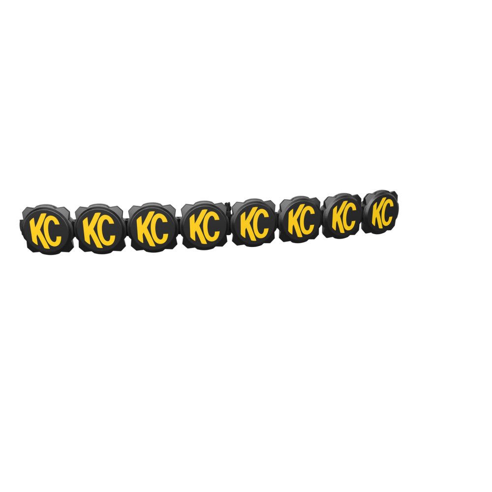 KC HiLites 50" Gravity® Pro6 LED - 8-Light - Curved Light Bar System - 160W Combo Beam Front View