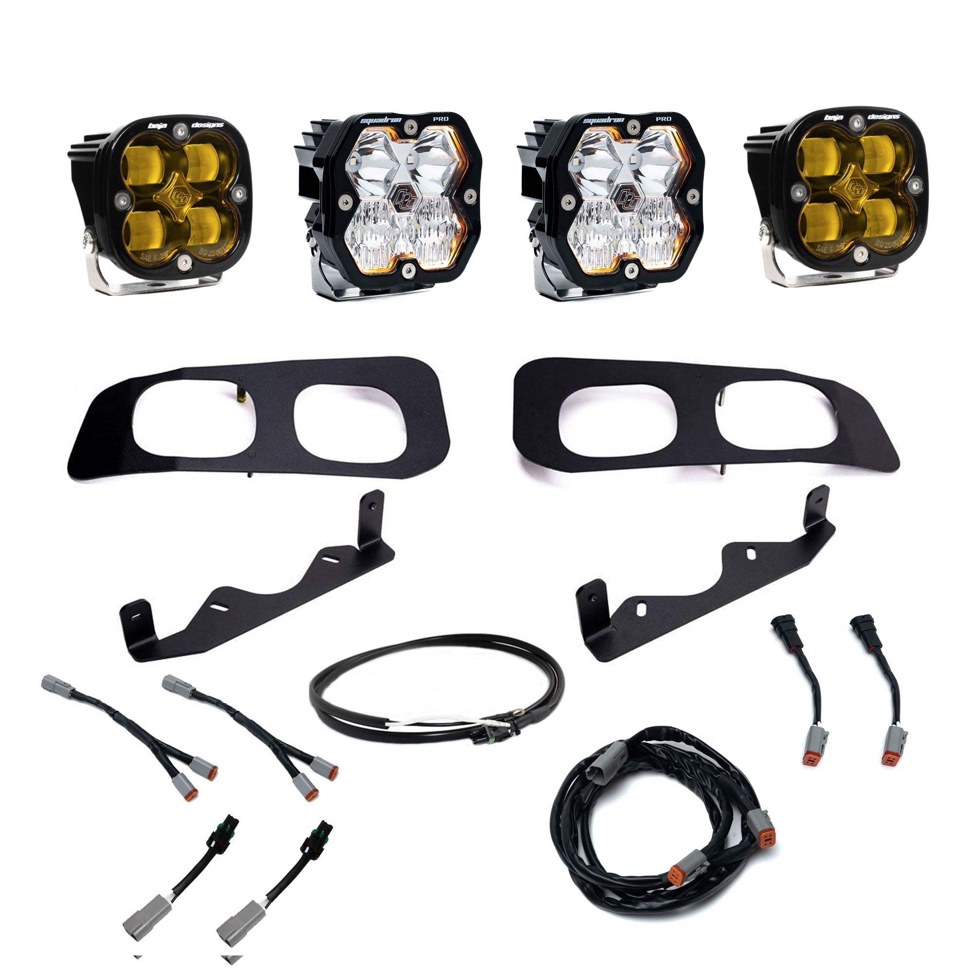Squadron 2.0 Pro/Squadron SAE Dual Fog Pocket Light Kit - Ford 2023-26 F-250/350 Super Duty