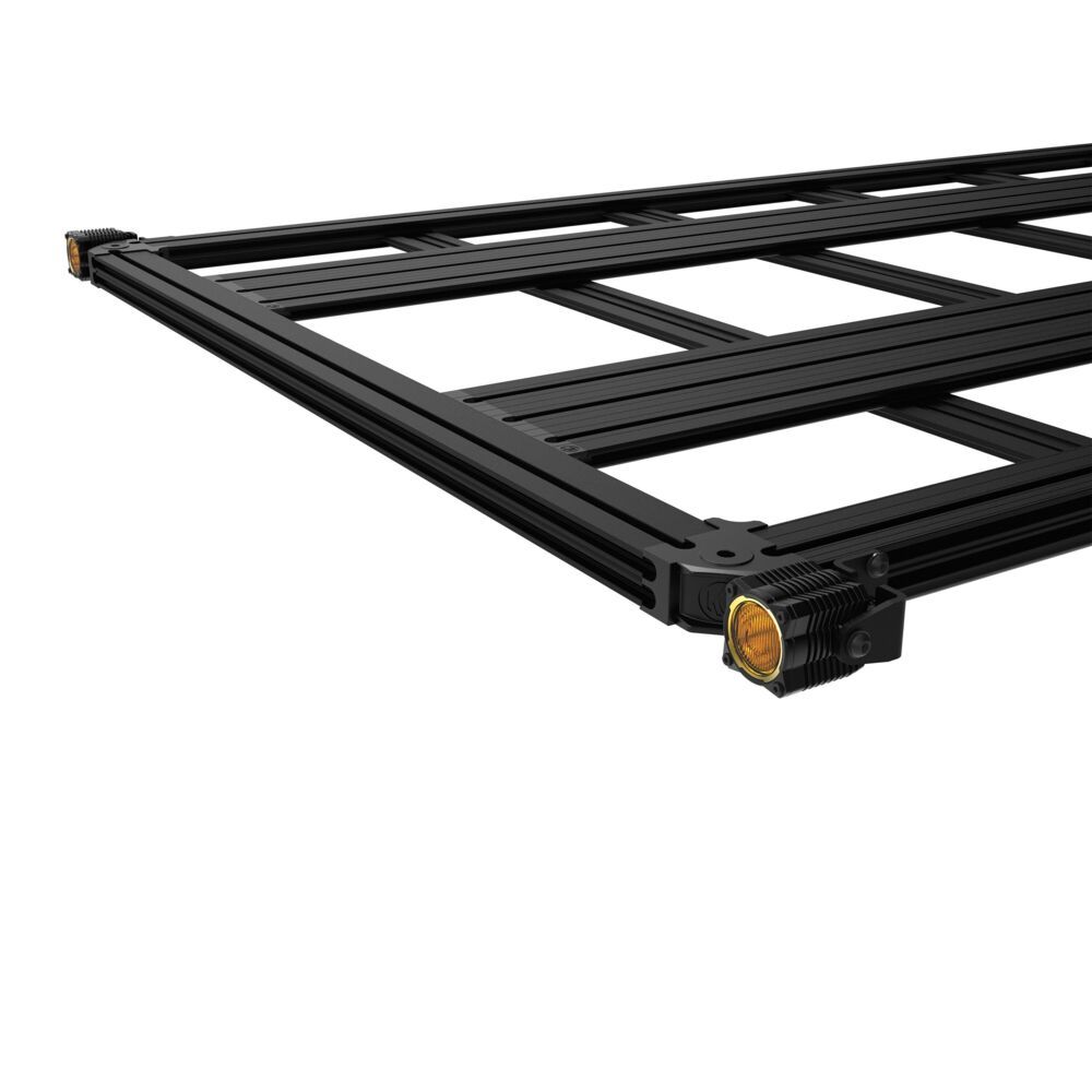 FE1 Side Roof Rack Light Mounts Front View