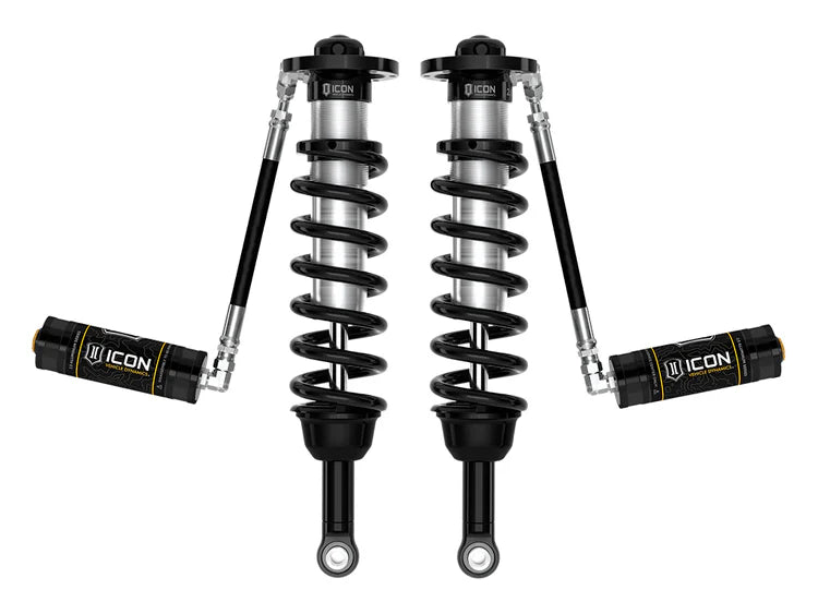 ICON 2025-2026 Toyota 4Runner 2WD, 1.25-3" Lift, Front, 2.5 Series Coilover Kit, Remote Reservoir