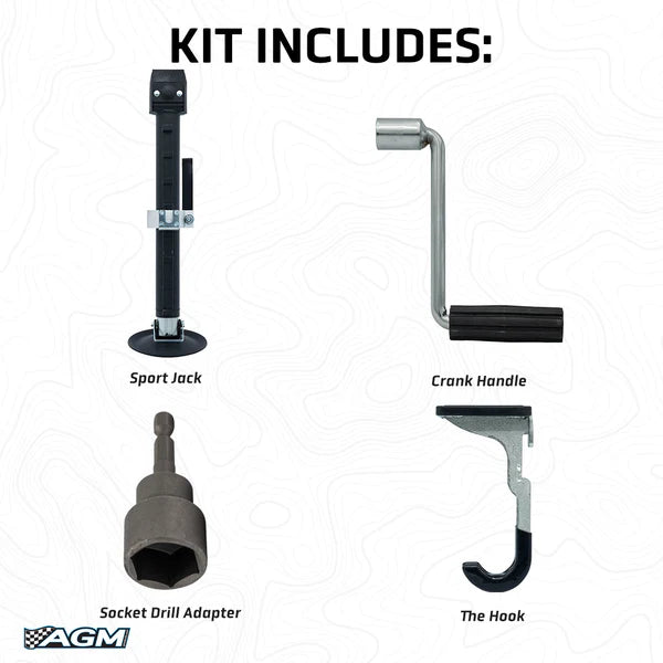 AGM | The Manual Jack Sport Front View Black