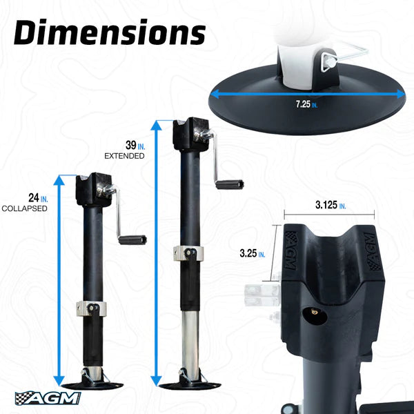 AGM | The Manual Jack Sport Front View Black