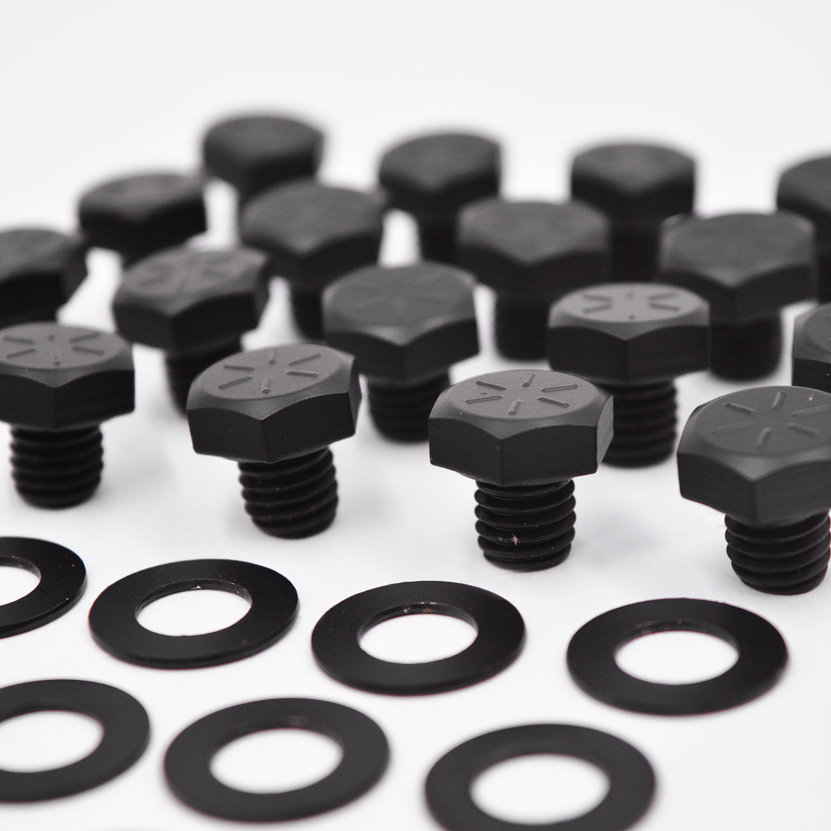 Raceline (SS Bolt & Washer) 24 Pieces Matte Black
