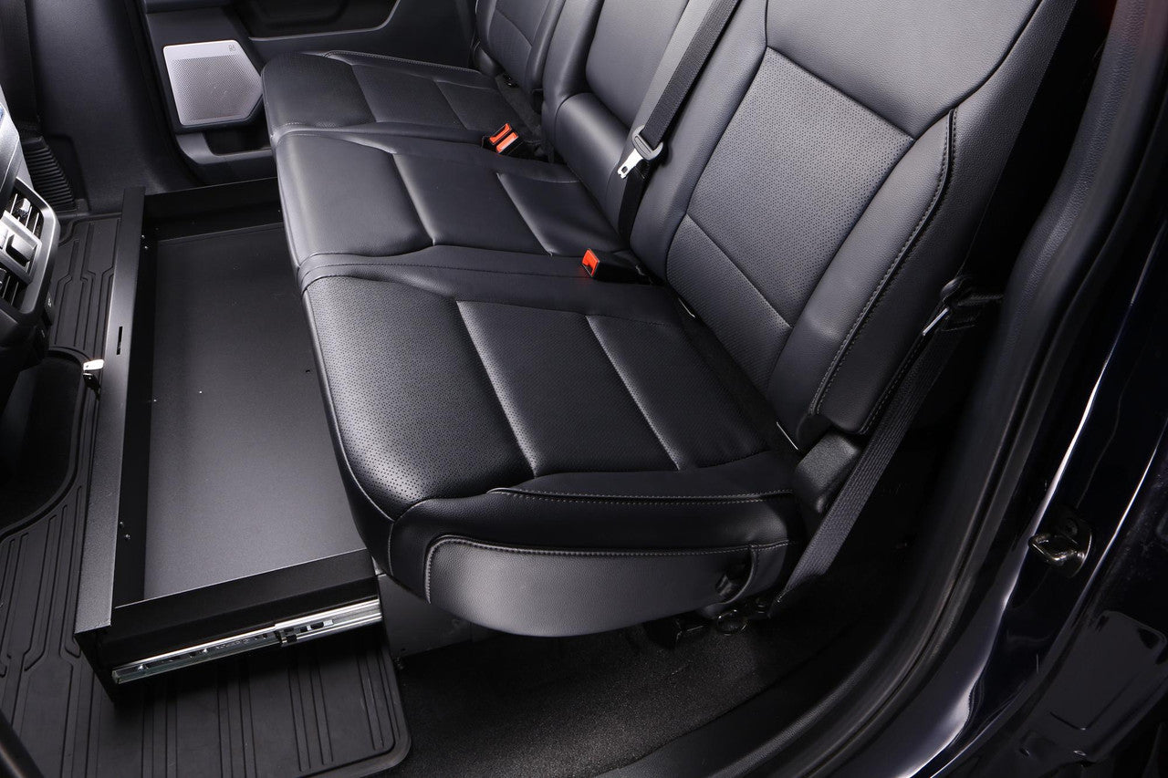 Underseat Drawer for 2015-2025 Ford F-Series; 2019-2025 Chevy/GMC Silverado/Sierra