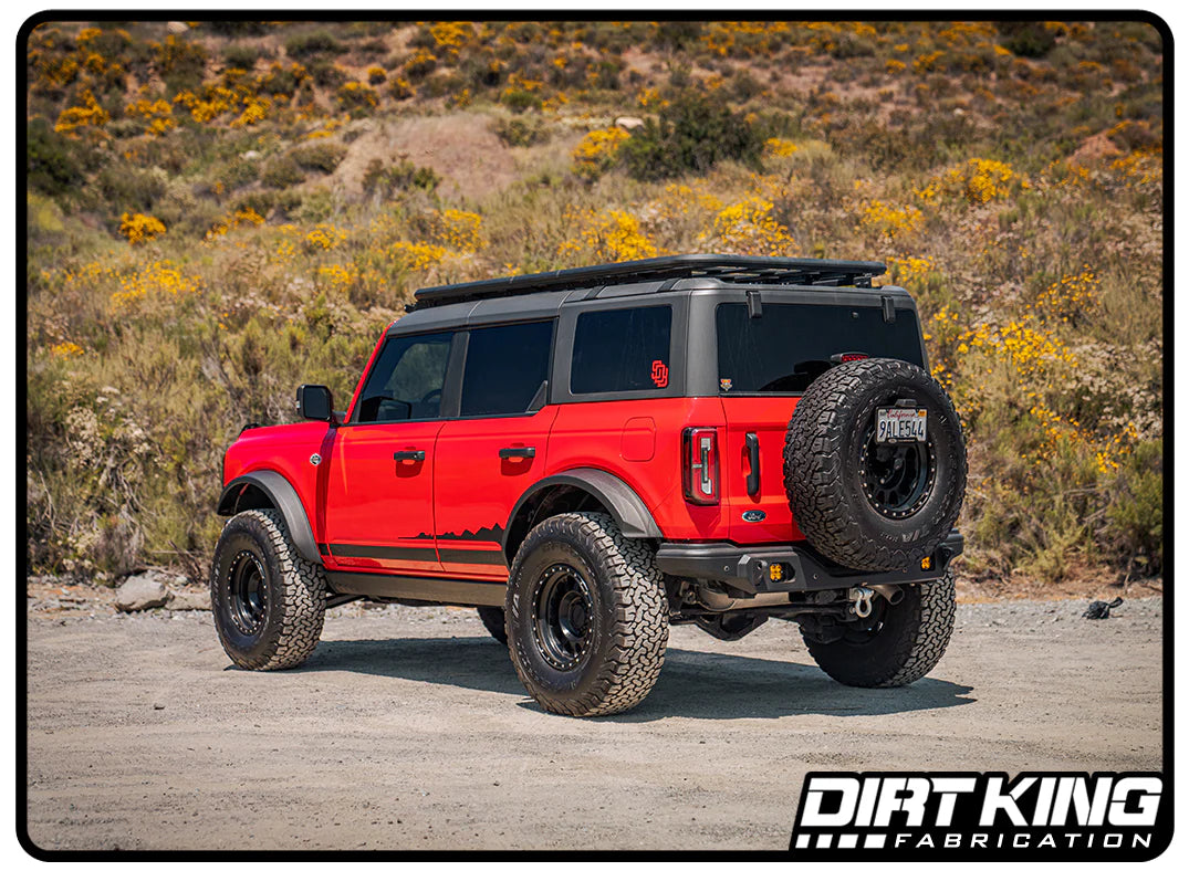 '21+ Bronco Dirt King 4130 Balljoint Upper Control Arm Kit Display on vehicle