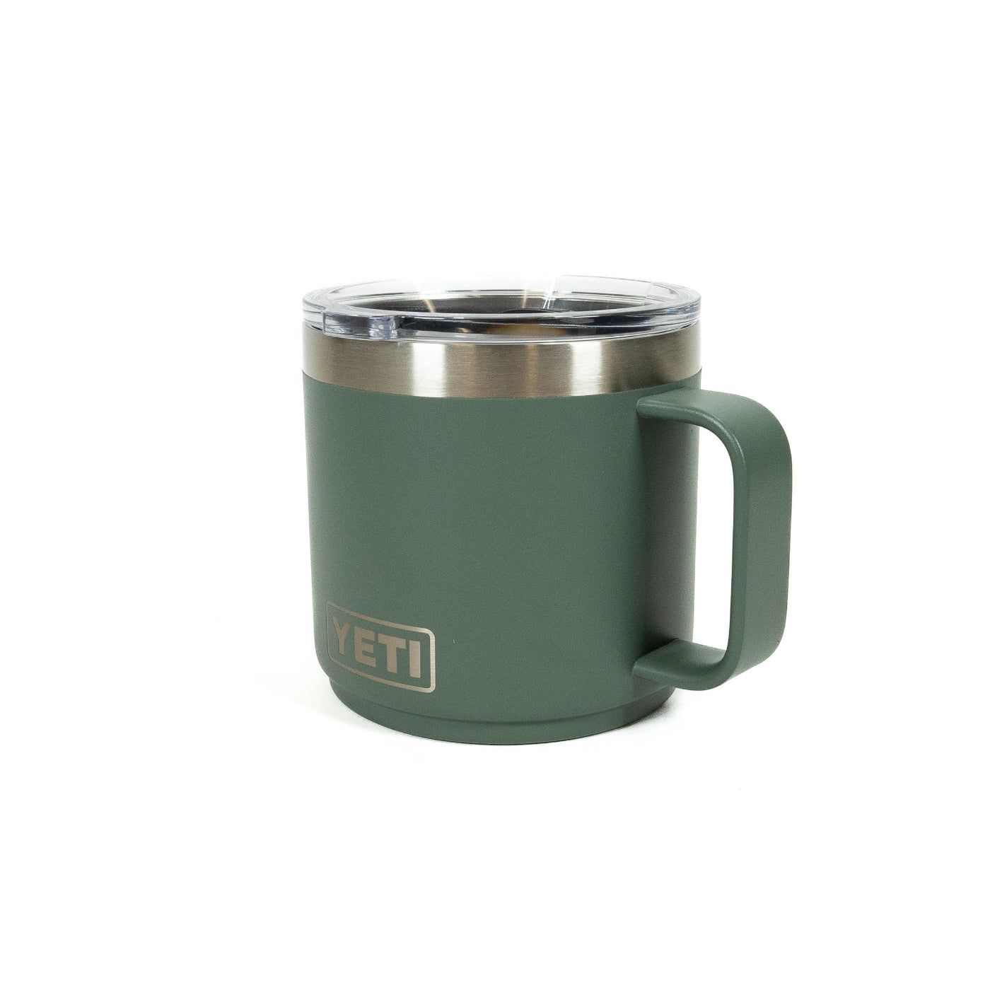 SDHQ Outdoor Division Yeti Rambler 14oz Stackable Mug w/ MagSlider Lid | Camp Green