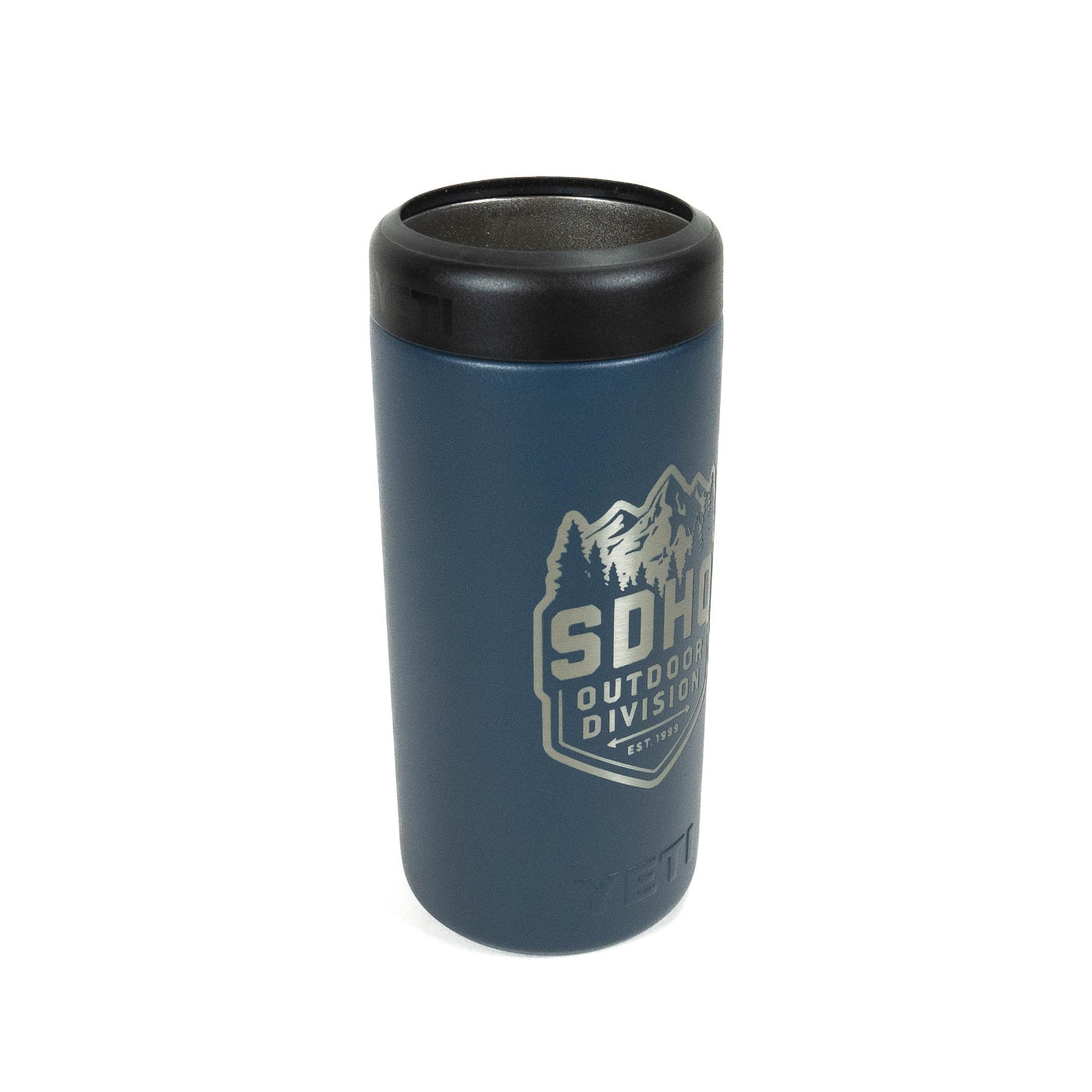 SDHQ Outdoor Division Yeti Rambler 12oz Colster Slim Can Cooler | Navy