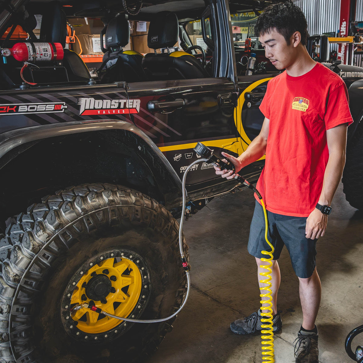 RED MOD - 2ft Hose Extension for "Stand Away Safety" - Ventosoβ’ RED