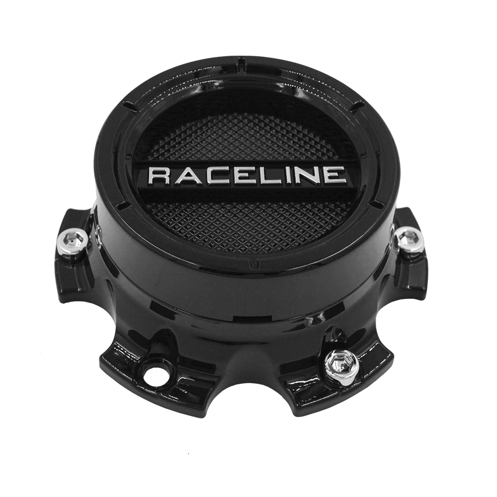 RACELINE WHEEL GLOSS BLACK CAP 938/939/940/942 FITS 6 LUG